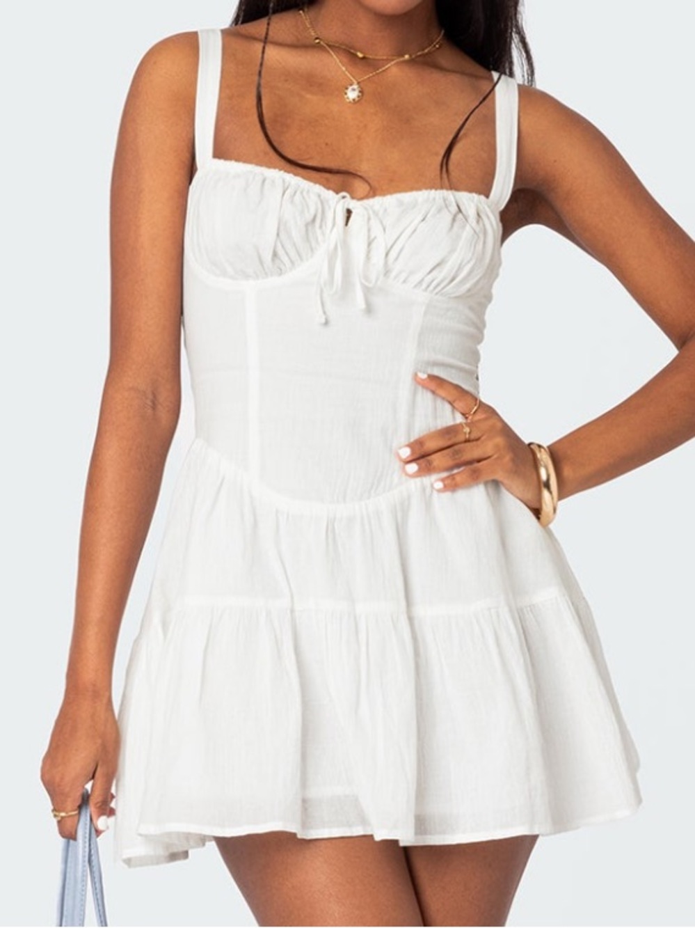 Edikted Lenore Cupped Mini Dress